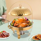 Roll Top Chafing Dish Buffet Set Stainless Steel Chafer Buffet Servers Warmer