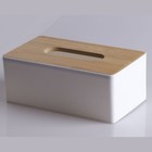 Wood Tissue Box Cover Gloves Box Holder Wooden Rectangular Tissue Box Holder