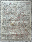 1935 Map Of Nh Highways Railroads   Airports State Planning   Development Comm 