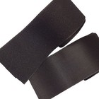 6  Inch Wide X 5 Yards  15 Feet  Black Sew On Hook   Loop Tape Set Free Shipping