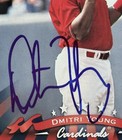 Dmitri Young 1998 Donruss Authentic Signed Autograph Auto Card St Louis Cardinal