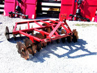 Used Wallace 6ft   3 Pt  Lift Disc Harrow   free 1000 Mile Shipping From Ky 