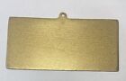 Vintage Judaica Jerusalem 5    Brass   Green Enamel Wall Plaque Hang Israel          