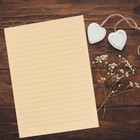 A5 Vintage Kraft Letter Writing Paper Set 100 Sheets Lined Stationery For Cal   