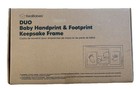 Baby Handprint   Footprint Clay Keepsake Duo Frame  white Frame  New In Box