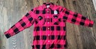 Never Worn   Busch Beer Red black Flannel Shirt   Size Medium   Free Shipping 