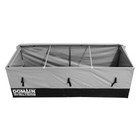 Domain Shelters 176 Gallon 6 X 2 Foot Outdoor Patio Storage Deck Box  Gray black