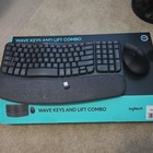 Logitech Wave Keys   Lift Combo Ergonomic Wireless Keyboard Vertical Mouse Black