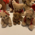 Lot Of 18 Vtg Bears Miniature Plush Random Maker  year color  Size  Some No Tag