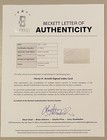Henry Hap Arnold Signed Autographed 3x5 Card Beckett Bas Loa 5 Star General Ww2
