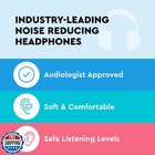 Lucid Audio Hearmuffs Kids Hearing Protection Red white  over-the-ear Sound P