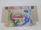 Pokemon Stadium 2 N64 Box Only - Replacemnt Box-includes Inserts clear Case