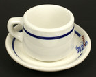 1944   1956 Vintage Douglas Aircraft Company Cup Saucer Wallace China Dinnerware
