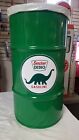 Sinclair Dino 40s 50s 60s Vintage Gas Station Style 16 Gallon Steel Trash Can