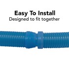 Puri Tech Pool Cleaner Vac Hose Kreepy Krauly Barracuda 1 5 In X 4 Ft Blue 9 Pk