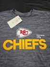 Nike Mens Kansas City Chiefs Sideline Velocity Dark Grey Tee Tshirt New Size M