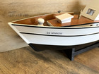 Gilligan s Island Ss Minnow Replica Wooden Model Ship Boat 14  Fully Assembled