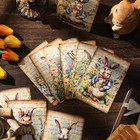 Motipuns 80 Pcs Vintage Easter Cards Bulk Bunny Rabbit 4 X 6 Inches  Colorful 