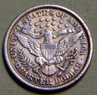 1900 Silver Barber Quarter Us 25 Cent - Extremely Fine Xf - Lot 1573