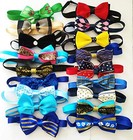  50 Pack Small Dog Bow Ties Collar Boy Dog Bowties Bulk Adjustable 50pcs Boy