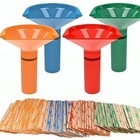 100 Assorted Flat Coin Wrappers-4 Coin Sorters Tubes-penny nickel dime quarter