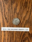 1918 Walking Liberty Half Dollar Novelty souvenir Coin