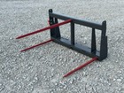Berlon 44  Round Hay Bale Spear Attachment Fits Skid Steer Tractor Quick Attach