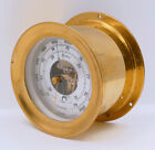 Brushed Brass Boston Ship s Bell Barometer By Chelsea Clock
