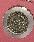 1849 Half Dime U s Silver Seated Liberty    Xf-au