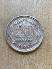 1957 Argentina   20 Centavos Coin  