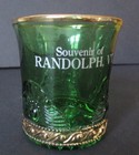 Early 20th Century Souvenir Eapg Lacy Medallion Glass Tumbler Randolph Vermont