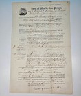 1862 Civil War Blockade Runner Schooner Defiance Original Sale Customs Document