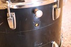 Ludwig 10x14  Marching Snare Drum Vintage 1960 s Gold   Green   Gold Sparkle