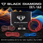 Black Diamond Dia-ak8 Amplifier Wiring Kit 8-ga  up To 840w   Amp Wire Kit