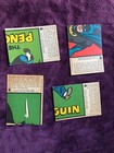 Vintage Batman Trading Cards Red Bat 1966 Lot Of 4
