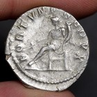 Sideburns Antoninianus Ancient Roman Empire Silver Coin 242ad Gordian Iii