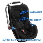 Infant Car Seat Insert  2-in-1 Reversible Infant Car Seat Head Support For Girls