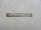 Vintage Antique Brass Plaque Logo The Computing Scale Co  Dayton Oh Burks Patent