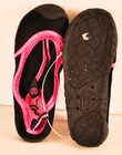 Girl s Champion Water Shoes Size Lare 4 5 Black Pink Mesh Top Slip On Cushion