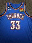 Nike Nba Game Worn Oklahoma City Thunder Jersey Blue Mike Muscala