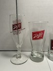 5 Vintage Schlitz Made Milwaukee Famous Beer Glasses Goblets Ss