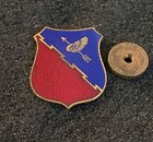 Us Army 543rd Coast Artillery Sb Screw Back Robbins Dui Di Insignia Crest Pin