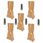 5x V23syl Bucket Teeth With 5x V23pn Flex Pins Yellow Alloy Steel For Boom Lift