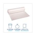 Boardwalk Rh3037s High Density Industrial Can Liners - Natural  500 carton  New