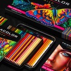 12 24 36 48 Colors Oil Colored Pencil Drawing Pencil Set Art Supplies For School