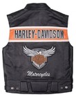 Men s Distressed Genuine Leather Motorcycle Vest Vintage Biker Riding Waistcoat
