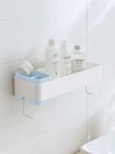 Adhesive Shower Caddy Bathroom Shower Organizer Holder With Towel Storage Holder
