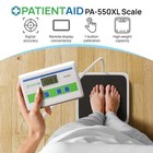 Patient Aid Medical Grade Portable Floor Scale  12in X 12 5in Platform - 550 Max
