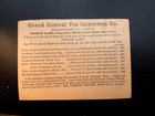 Grand Central Tea Importing Co Victorian Trade Card