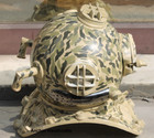 Nautical Antique Finish Mark V Militaria Replica Deep Sea Scuba Diving Helmet